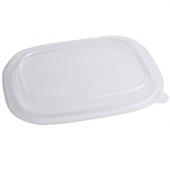 World Centric - Tray Lid, Fits 20-48 oz Container, Clear Compostable PLA, 400 count