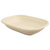 World Centric - Tray, 20 oz Plant Fiber, 8.7x6.7x1.7, 400 count