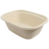 World Centric - Tray, 44 oz Plant Fiber, 8.7x6.7x3.1, 400 count