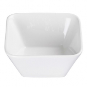 Winco - Lauretz Bowl, 4.5&quot; Square Bright White Porcelain