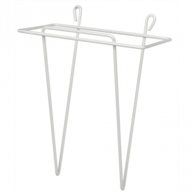 Winco - Scoop Holder, 7x8 White Plastic Coated Wire