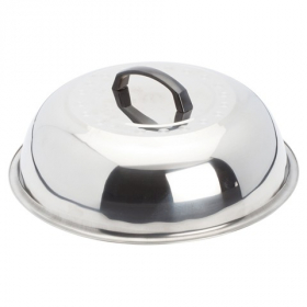 Winco - Wok Cover, 13.75&quot; Stainless Steel, each