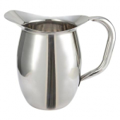 Winco - Bell Pitcher, 2 Quart Stainless Steel