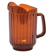 Winco - Pitcher, 60 oz Amber PC Plastic with Three Spouts