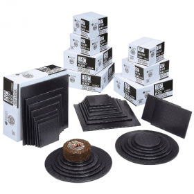 Cake Drum, Half Sheet Black