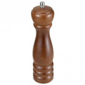 Winco - Pepper Mill, 8" Oak Wood Finish, each