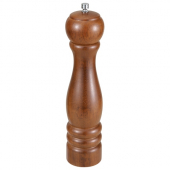 Winco - Pepper Mill, 10&quot; Oak Wood Finish