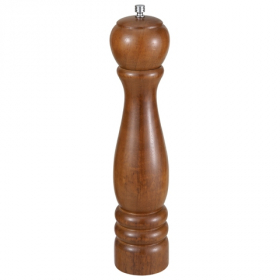 Winco - Pepper Mill, 12&quot; Oak Wood Finish