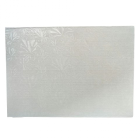 Cake Pad Wrap Around, Quarter Sheet White Double Wall, 100 count