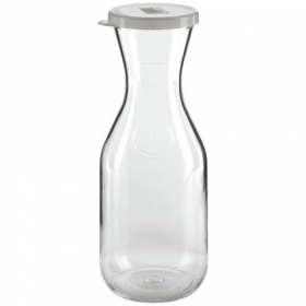 Cambro - CamView Camliter Tritan Beverage Decanter/Carafe with Lid, 34 oz PC Plastic, each