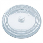 Fabri-Kal - Portion Cup Lid, Fits 3.25 &amp; 4 oz, PLA Plastic