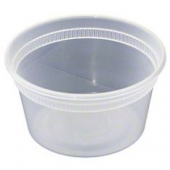 Deli Container with Lid, 12 oz Plastic