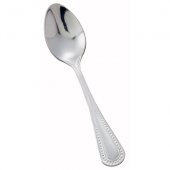 Winco - Dots Demitasse Spoon, 18/0 Heavyweight Stainless Steel, 12 count