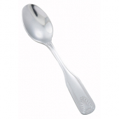 Winco - Toulouse Demitasse Spoon, 18/0 Stainless Steel, Extra Heavy Weight, 12 count