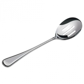 Winco - Shangarila Banquet Slotted Serving Spoon, Extra Heavyweight Stainless Steel