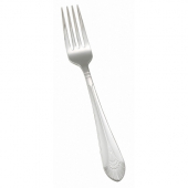 Winco - Peacock Dinner Fork, 18/8 Extra Heavyweight Stainless Steel