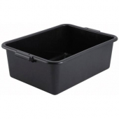 Winco - Dish Box, 21.5x15x7, Black PP Plastic
