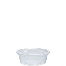 Dart - Conex Complements Portion Cup, .5 oz Clear PP Plastic, 2500 count