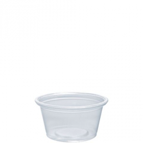 Dart - Conex Complements Portion Cup, .75 oz Clear PP Plastic, 2500 count