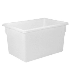 Winco - Food Storage Box, 26x18x15 White Plastic, 22 Gallon