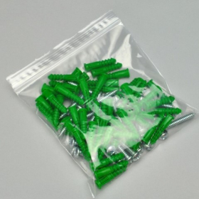 Elkay Plastics - Seal/Zip Top Recloseable Bag, Clear Line Single Track, 1.5x2, 2 mil, 1000 count