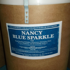 Nancy Brand - Dish Soap, &quot;Blue Sparkle&quot; Powder, 100 Lb