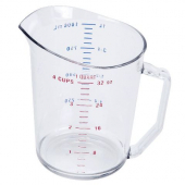 Cambro - Measuring Cup, 1 Quart, Clear Plastic