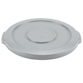 Trash (Garbage) Can Lid, Gray Plastic, Fits 10 Gallon