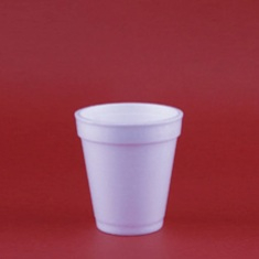 Convermex - Cup, 4 oz White Foam