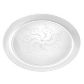 Fineline Settings - Savvi Serve Plate, 10&quot; Clear Plastic