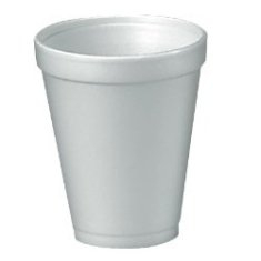 Dart - Foam Cup, White, 10 oz, 3.6&quot; Height