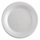 Dart - Plate, 10.25&quot; Unlaminated Foam Plate