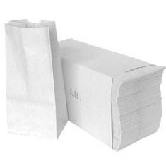 Paper Bag, #10 White, 6x4x4