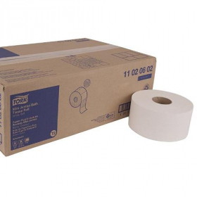 Tork - Mini Jumbo Roll Bath Tissue, 2-Ply Soft, 751&#039; Roll