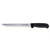 Omcan - Fillet Knife, 8&quot; Straight Blade with Black PP Handle, each