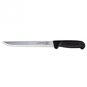 Omcan - Fillet Knife, 8&quot; Straight Blade with Black PP Handle, each