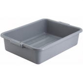 Winco - Dish Box, 20.25x15.5x5, Gray PP Plastic
