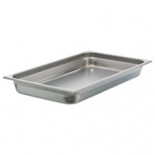 Winco - Steam Table Pan, Full Size 25 Gauge Stainless Steel, 2.5&quot; Deep, Anti-Jam