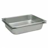Winco - Steam Table Pan, Full Size 25 Gauge Stainless Steel, 4&quot; Deep, Anti-Jam