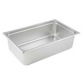 Winco - Steam Table Pan, Full Size 25 Gauge Stainless Steel, 6&quot; Deep, Anti-Jam