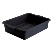 Winco - Dish Box, 20.25x15.5x5, Black PP Plastic