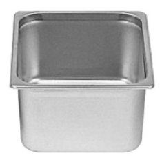 Winco - Steam Table Pan, 1/6 Size 25 Gauge Stainless Steel, 6&quot; Deep, Anti-Jam