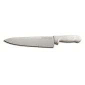 Dexter Russell - Sani-Safe Cooks Knife, 3&quot; Scalloped Blade with White Plastic Handle, each