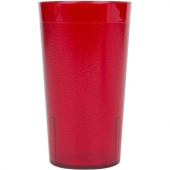 Cambro - Colorware Tumbler, 12.6 oz Ruby Red Pebbled Plastic