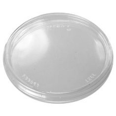 Dart - Lid, Non-Vented, Fits 12 oz container/cup, Clear Plastic