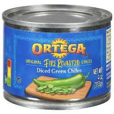 Ortega - Chilis, Diced Green Fire Roasted