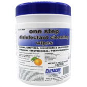 Chemcor Chemical - One Step Disinfectant Cleaning Wipes, 130 count Tub