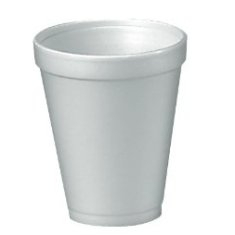 Dart - Foam Cup, White, 12 oz, 4.4&quot; Height