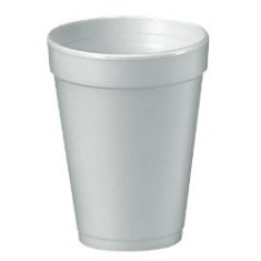 Dart - Foam Cup, White, 12 oz, 4.2&quot; Height