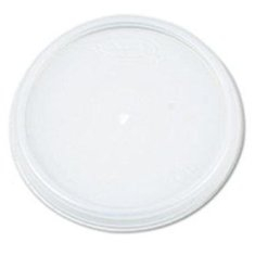 Dart - Lid, Vented, Fits 12 oz container/cup, White Plastic